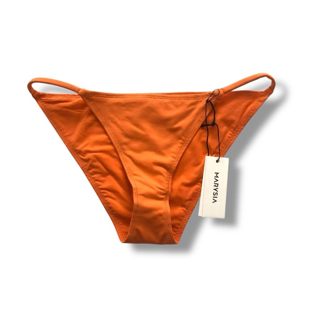 Marysia Swim La Jolla Orange Bikini Bottom Nwt Size Small Beach Vacation Summer
